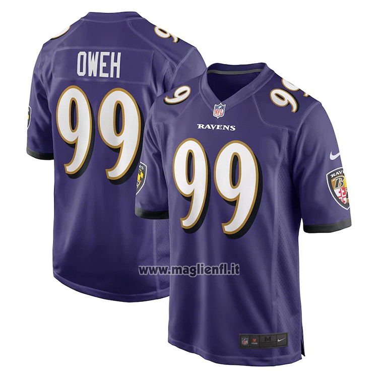 Maglia NFL Game Baltimore Ravens Odafe Oweh Viola
